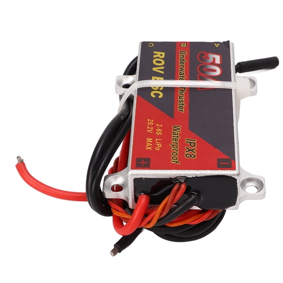 YAHHU Brushless ESC 50A IPX8 Waterproof Sealed PWM Signal Underwater Thruster ESC for Inner Rotation Motor