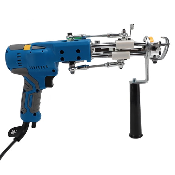 YAHHU Brushless High Power 2 In 1 Cut and Loop Pile Carpet Tufting Gun Machine Kit 100-240V US Plug Starter Bundle for Rug Weaving Flocking Embroidery Craft Tools (14.56 inches / 37 cm Length)