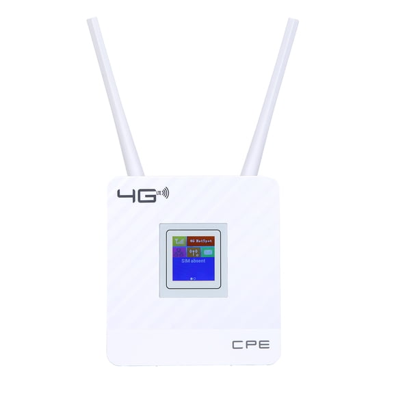 YAHHU CPU Router Portable 4G WIFI FDD TDD LTE WCDMA GSM External Antenna Sim Card Slot Wan/Lan Port Wireless Route 100-240V EU Plug Edition (9.45 inches / 24.00 cm)