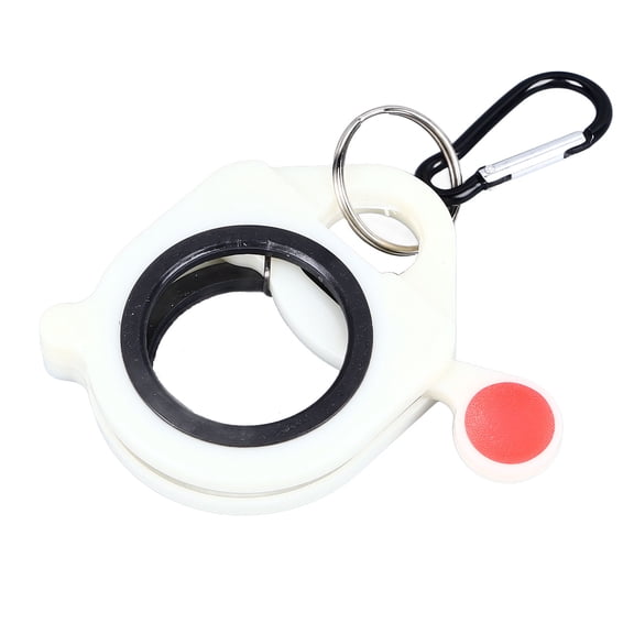YAHHU Cable Tie Organizer ABS Fluorescent Reusable Lightweight Electrical Wire Ties Holder Keeper Tool for Home Indoor and Outdoor Use White Single Pack