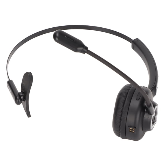 YAHHU Call Center Headset Noise Reduction Rechargeable Mute Function Bluetooth Business Headphone with Mic for Cellphone PC, Black, M97