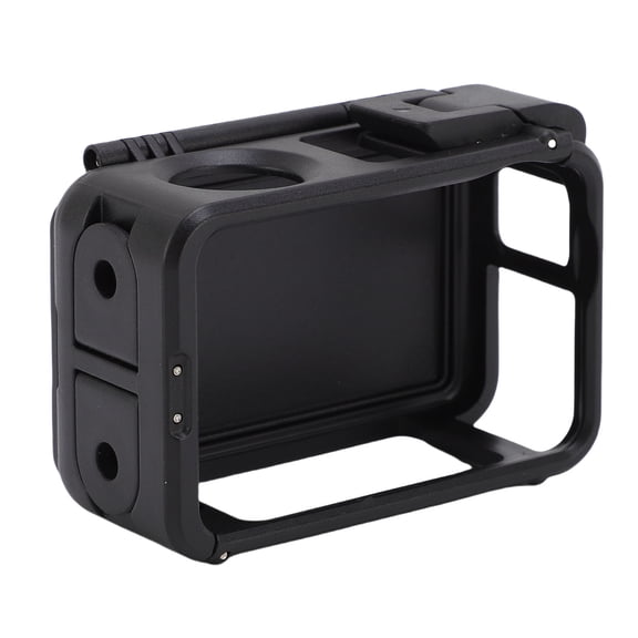 YAHHU Camera Cage with Sun Hood Protective Frame Suitable for Action 5 Pro 4 3 Action Camera, Anti-Collision Scratch-Proof Expansion Border Housing Shell Accessories Case (8.00x6.00x4.00 Inches)