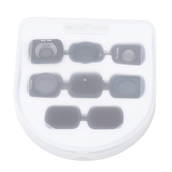 YAHHU Camera Filter Set 8 In 1 Wide Angle Macro ND16 ND64 ND256 CPL Drone Filters for Osmo Pocket 3