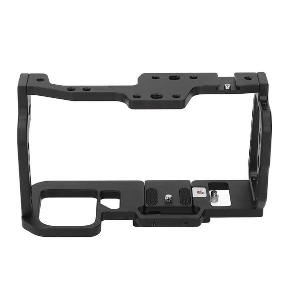 YAHHU Camera Full Cage Rig Stabilizer with 1/4 3/8 Thread Holes Cold Shoe Mount Quick Release for Blackmagic Pocket Cinema Camera BMPCC 4K 6K (9.05 inches / 23 cm) - Professional Photography Setup