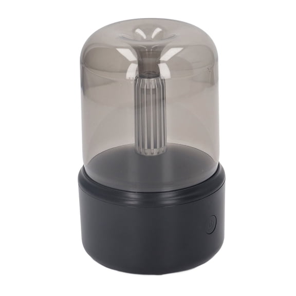 YAHHU Candlelight Aroma Humidifier Low Noise Portable USB Essential Oil Diffuser with LED Night Light 120ml Capacity Freestanding Cool Mist Maker for Home Bedroom Office Tabletop Decoration
