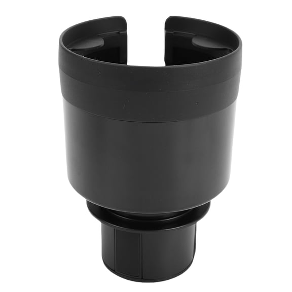 YAHHU Car Cup Holder Expander Anti Shake Large Expandable Auto Cup Holder with Non Slip Base Black, 3.8 inches / 9.6 cm Maximum Cup Capacity for Universal Vehicles and Road Trips