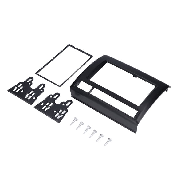 YAHHU Car Fascia 2DIN Radio Stereo Dash Installation Trim Kit Replacement for Toyota Tacoma 2005-2013 Automobile Dashboard Trim Black Frame Simple Plug and Play Display