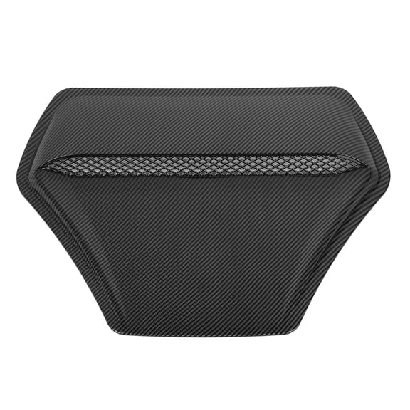 YAHHU Car Hood Air Vent Cover Bonnet Air Outlet Trim Replacement for Mitsubishi Lancer Evolution X EVO 10 Ralliart 2008-2015, Carbon Fiber Style