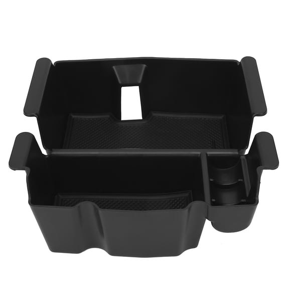 YAHHU Car Inner Armrest Storage Box Holder Console Tray Fits for Jeep Wrangler JL JLU 2018 2019 Automotive Interior Accessories Space Saver Compartment Black ABS Plastic Organizer[cite: 1]