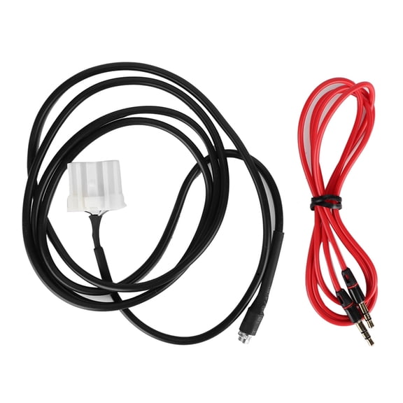 YAHHU Car Radio AUX Adapter Cable 3.5mm Female Audio Wire Fit for Mazda 3 6 2 5 MX5 RX8 2006-2013, 5.9 inches / 150 mm