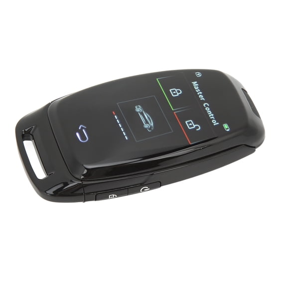 YAHHU Car Smart LCD Key Touch Screen Bluetooth 5.0 Connection Keyless Entry Smooth Touch For One Button Start Models Black