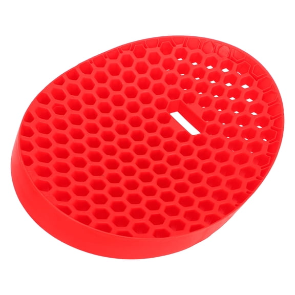 YAHHU Car Wash Bucket Insert Red Dirt Guard Grit Trap Bucket Filter Multifunctional Rugged Washboard Insert for Sediment Separation Auto Detailing Tool, 13.38 inches / 34 cm