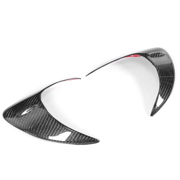 YAHHU Carbon Fiber Car Headlight Eyebrow Eyelids Trim Exterior Decoration Fit for 86 Subaru BRZ Scion FR-S 2012-2016 (7.87 inches / 20 cm) Headlamp Eyebrow Trim Replacement Parts