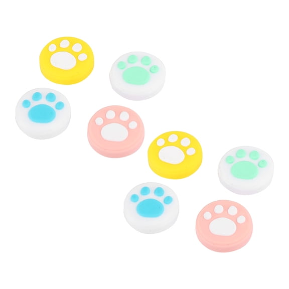 YAHHU Cat Claw Thumb Grip Caps for Nintendo Switch Lite PS4 Xbox One Soft Silicone Joystick Protective Cover Pack of 8