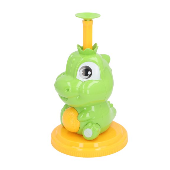 YAHHU Children Baseball Launcher Toy Dinosaur Cartoon Pitching Machine Set with Bat and 3 Balls Outdoor Training Equipment for Kids Boys Girls (14.17 inches / 36 cm)