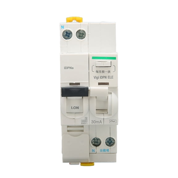 YAHHU Circuit Breaker Air Switch 1P N AC 230V Leakage Protection Accessory for Home Office 6A