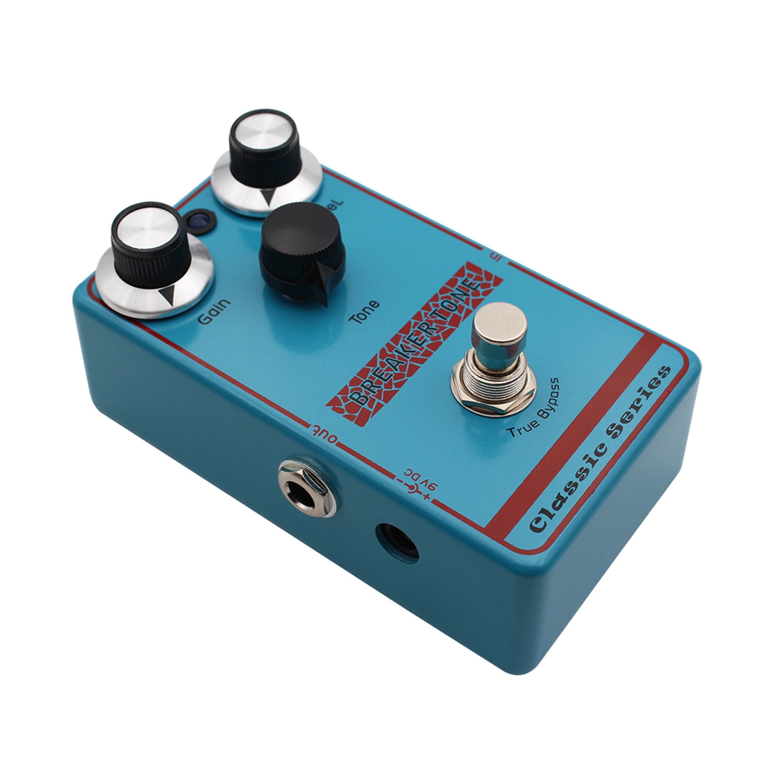 YAHHU Classic Blues Breaker Overdrive Guitar Effect Pedal Vintage True Bypass Aluminum Alloy Blue 4.7 inches / 12 cm