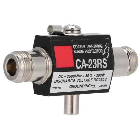YAHHU Coaxial Lightning Surge Arrester N Female to N Female Antenna Lightning Surge Protector DC 2500MHz 200W PEP