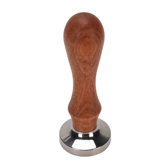 YAHHU Coffee Tamper 30mm / 1.18 inches Stainless Steel Coffee Ground Press Tool with Wooden Handle for Cafe Home