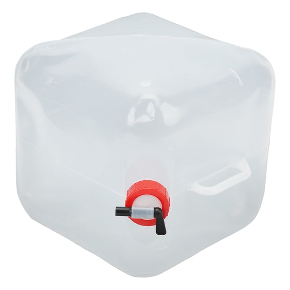 YAHHU Collapsible Water Canister Portable Plastic Foldable Drinking Container with Tap Screw Cap for Travel Kitchen 10L / 2.6 Gal Space Saving Storage