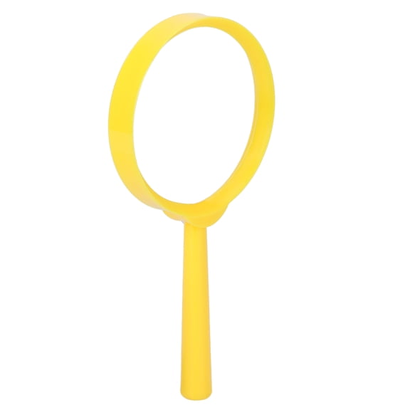 YAHHU Color Plastic Handle Handheld Magnifying Glass for Reading Students Children, Yellow (5.12 inches / 13.00 cm)[cite: 1]