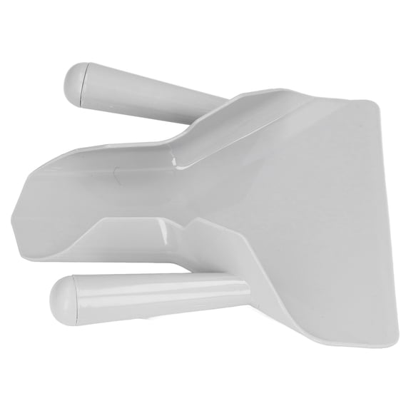 YAHHU Commercial French Fry Bagger Scoop Multipurpose Food Popcorn Scooper Shovel with Dual Handle for Snacks Fast Food Restaurants Quick Fill Tool 8.1x9.3 inches