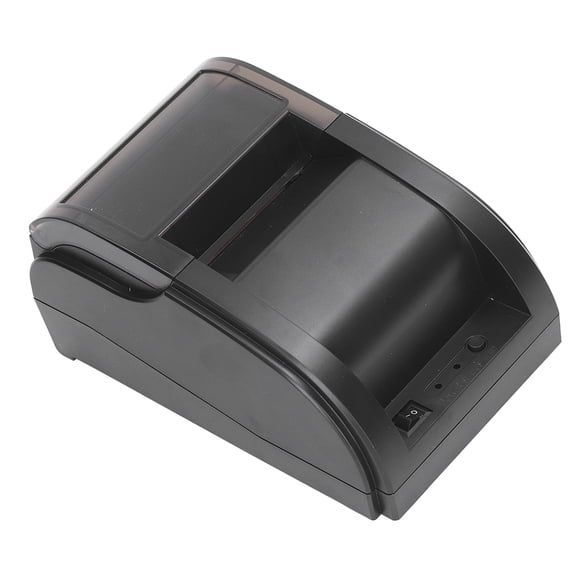 YAHHU Commercial POS Thermal Receipt Printer, USB Connection, 60-80mm/s Print Speed, Black