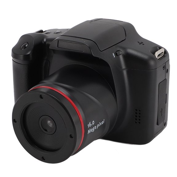 YAHHU Compact Vlogging Digital Camera with 180 Degrees Flip Screen, 16MP HD Portable 16X Digital Zoom Travel Camera, 2.4 Inch LCD Screen for Photography