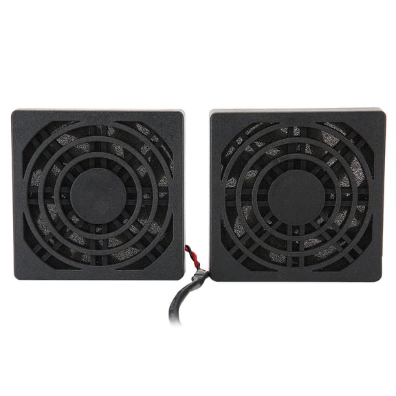 YAHHU Computer Router Fan with Dust Cover, USB Power Cooling Heat Dissipation System for ASUS RT-AC68U AC86U EX6200 & Tengda AC15 (2.87 inches / 7.3 cm)
