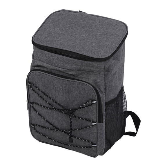 YAHHU Cooler Backpack Oxford Cloth Insulated Waterproof Leakproof Lunch Backpack with Adjustable Shoulder Strap for Camping Fishing Picnic Grey
