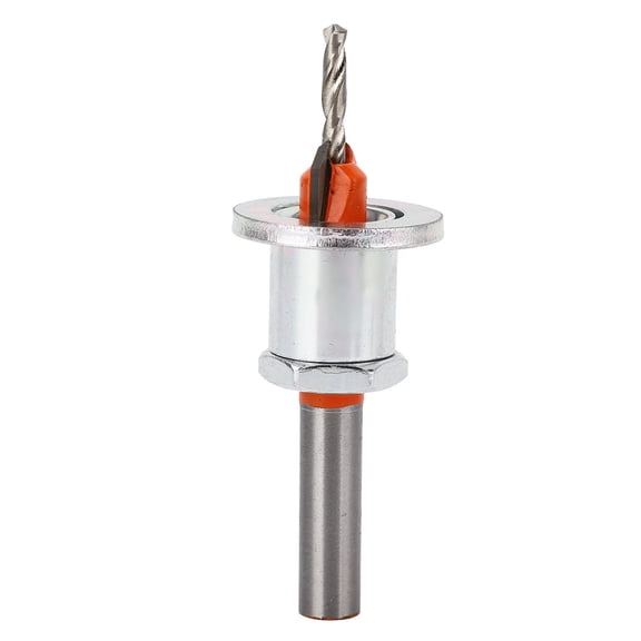 YAHHU Counterbore Drill Bit 3.2x10mm (0.13x0.39 in) Limit Adjustable Countersink Bit Set for Wood, Plastic & Soft Metal Fast Chip Removal