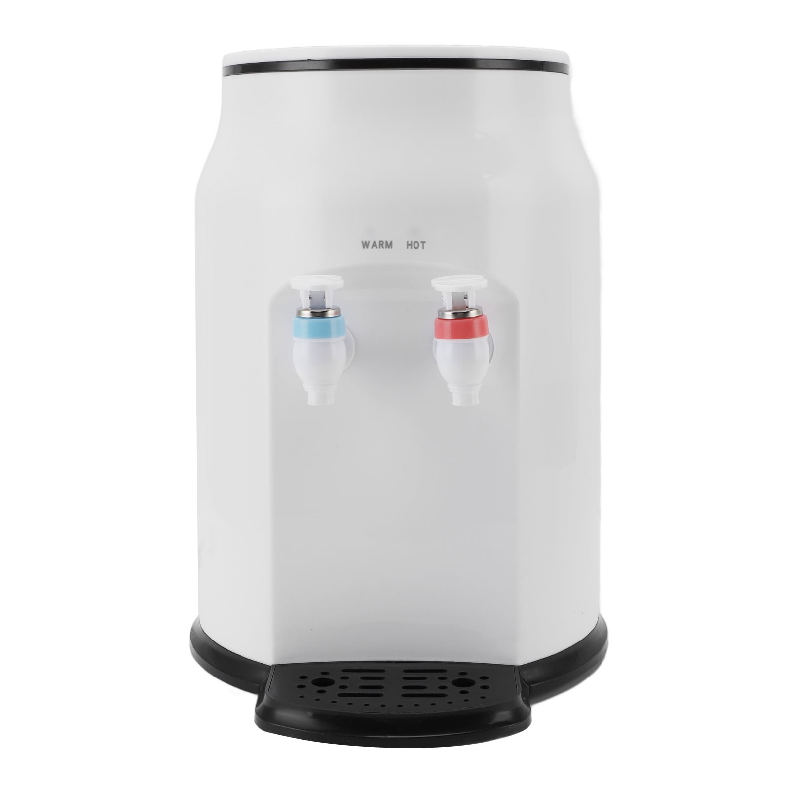 YAHHU Countertop Water Dispenser Top Loading Electric Hot Water Cooler Mini Desktop Design Energy Saving Fast Heating Mechanism For Home And Office Use 110V US Plug Off-White