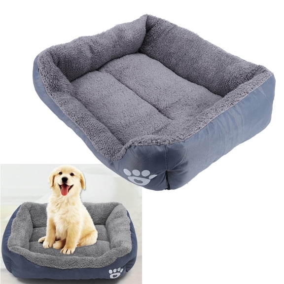 YAHHU Cozy Winter Pet Sofa Bed Plush, WaterResistant, EasyClean Square Couch for Cats & Dogs, Stylish & Durable