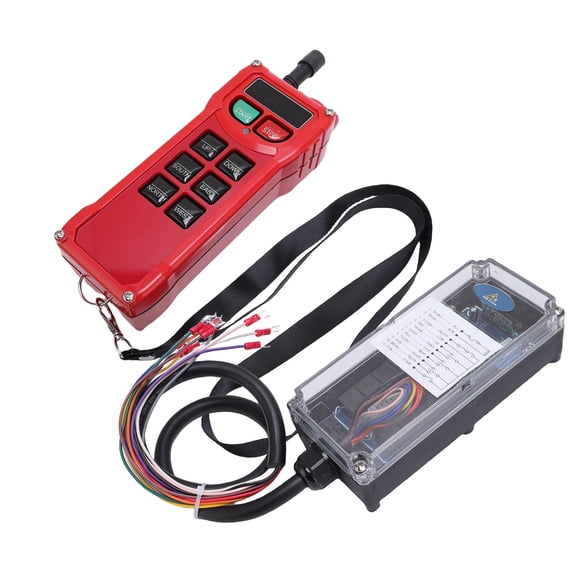 YAHHU Crane Remote Control Waterproof 8-Key Wireless Single Handle Industrial Controller for Electric Hoist and Lifting Machine, AC 220V (11 x 7.8 x 4.3 inches / 28 x 20 x 11 cm)