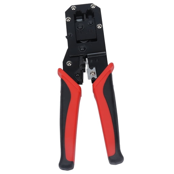 YAHHU Crimping Pliers RJ Connector Crimper Multi-Functional Crimp Tool for 8P 6P Network Telephone Cable Wire Cutter Stripper Professional Grade Hand Tool for DIY and Home Improvement