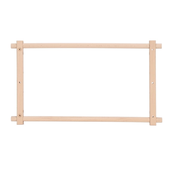 YAHHU Cross Stitch Frame Rectangular Removable Wood Needlework Stretcher Frame Quilting Hoop Stand for Needlepoint Embroidery Tapestry (21.5x12.0 inches / 54.5x30.5cm)