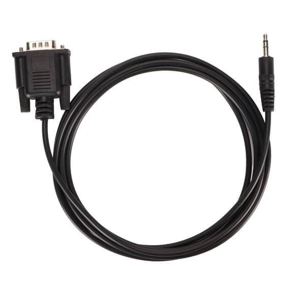 YAHHU DB9 Male to DC3.5mm Male Cable Plug and Play Wear Resistant PVC Portable RS232 Serial Cable[cite: 1]