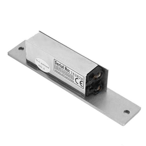 YAHHU DC 12V Electric Cathode Lock Stainless Steel Electromagnetic Door Lock For Access Control Security System Heavy Duty Fail Secure Strike (7.09 inches / 18 cm)
