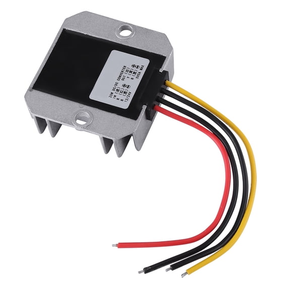YAHHU DC-DC 12V/24V To 5V 5A 25W Voltage Step Down Module Buck Power Supply Converter for Car Vehicle - High Efficiency Epoxy Waterproof Power Module (2.59 inches / 66 cm)