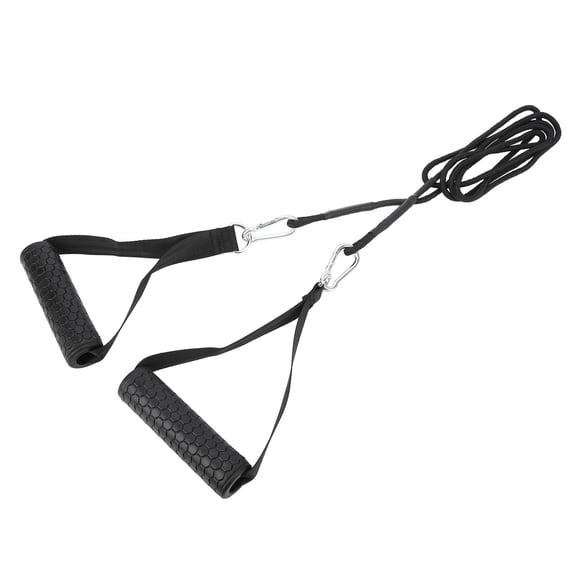 YAHHU DIY Tricep Press Down Pulley Cable Machine Attachment System Grip Handle Triceps Rope for Home Gym (80.7 inches / 205 cm)