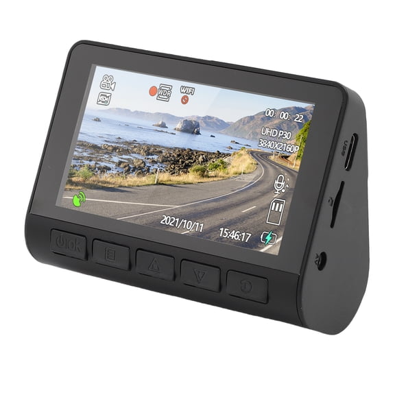YAHHU Dash Cam Front 4K and Rear 1080P QHD 5GHz WiFi G Sensor Wide Angle Dashboard Camera with 2 Inch Screen (5.08 cm) for Car Driving