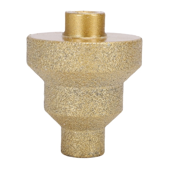 YAHHU Diamond Brazed Step Drill Bit, M10 Thread Multi Layer Tapered Reamer Hole Opener, 20mm 35mm 50mm