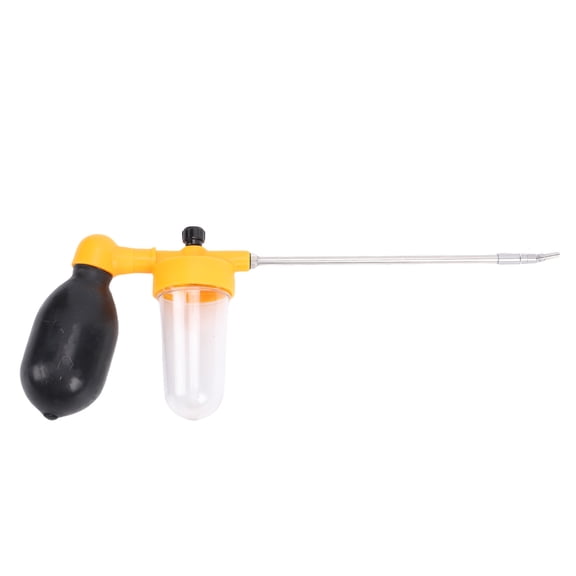 YAHHU Diatomaceous Earth Powder Duster, Multi-Purpose Garden Powder Applicator Dispenser, Length Adjustable for Indoor Outdoor Use, Includes Nozzle & Extension Pole