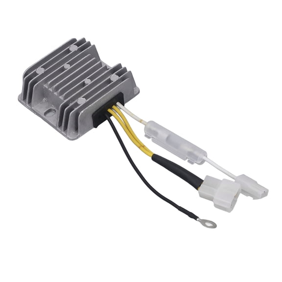 YAHHU Diesel Generator Voltage Regulator 4 Wires 5KW Single Phase Aluminum Alloy AVR DC 12V Engine Voltage Stabilizer