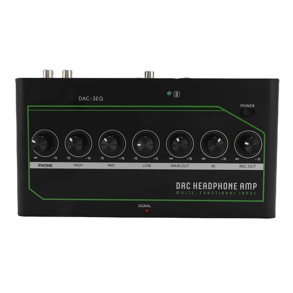 YAHHU Digital to Analog Converter Gaming Headphone Amplifier with Bass Treble Control Built in Bluetooth for Mobile Phone Computer EU Plug (12.2 inches / 31 cm)