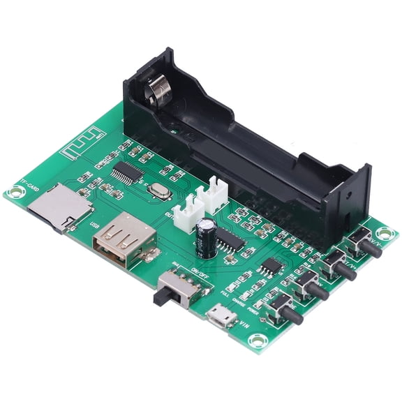 YAHHU Digital Bluetooth Amplifier Board PAM8403 Dual Channel 5W+5W USB Charging Audio Stereo AMP Module for DIY Development Learning & Testing, 4.72 in / 12 cm Length, Multicolored