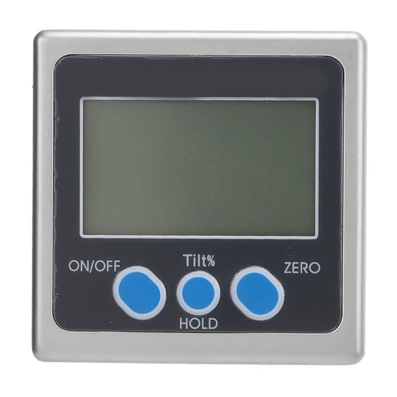 YAHHU Digital Display Level 4x90 Degrees Magnetic Electronic Angle Finder Protractor Inclinometer Single Side Magnetic, 3.54 inches / 9 cm