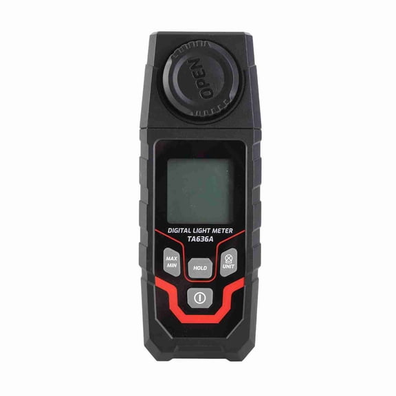 YAHHU Digital Illuminance Meter 200000LX 20000FC Data Storage High Accuracy Handheld Light Tester with LCD Display for Photography (7.87 inches / 20 cm)