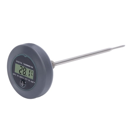 YAHHU Digital Instant Read Thermometer – IP65 Waterproof, ±1? Accuracy, 0–220? Range, Food-Grade Probe for Coffee, Milk & Water