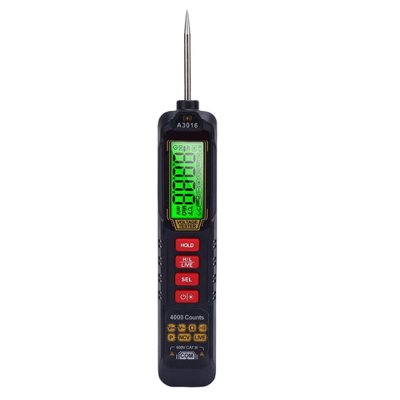 YAHHU Digital Pen Multimeter NCV Induction Breakpoint Location Auto Identification Electrical Test Pen with Spring Wire, High Precision Volt Meter Tester (7.09 in / 18 cm)